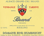 Zind Humbrecht 2006 Riesling Brand Vendange Tardive